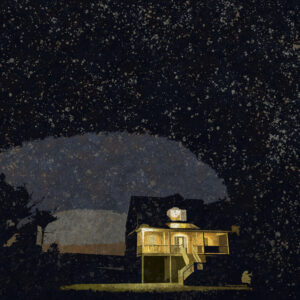 Chincoteague House at Night